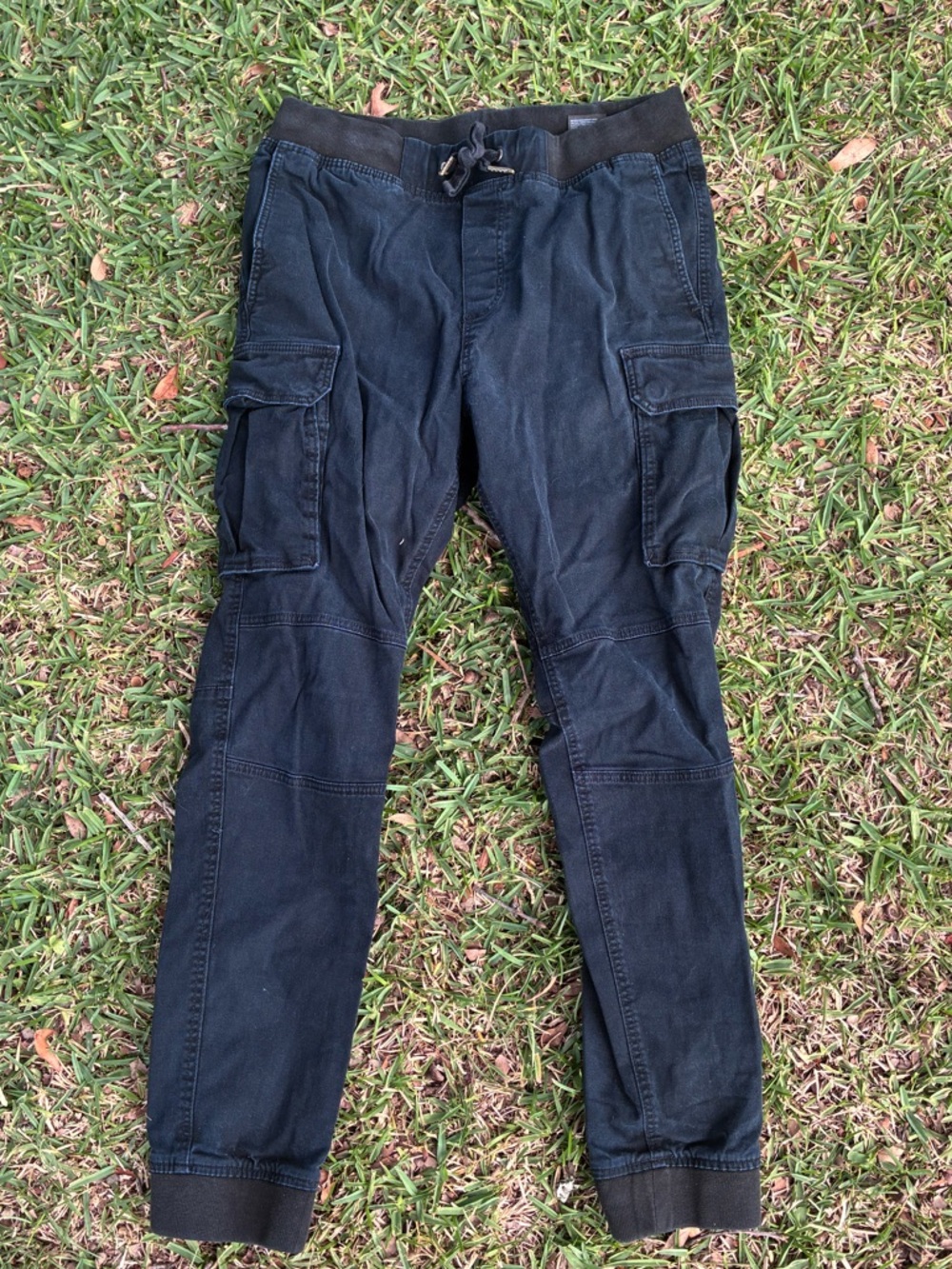 H&M Men's Cargo Jogger Pants - Black